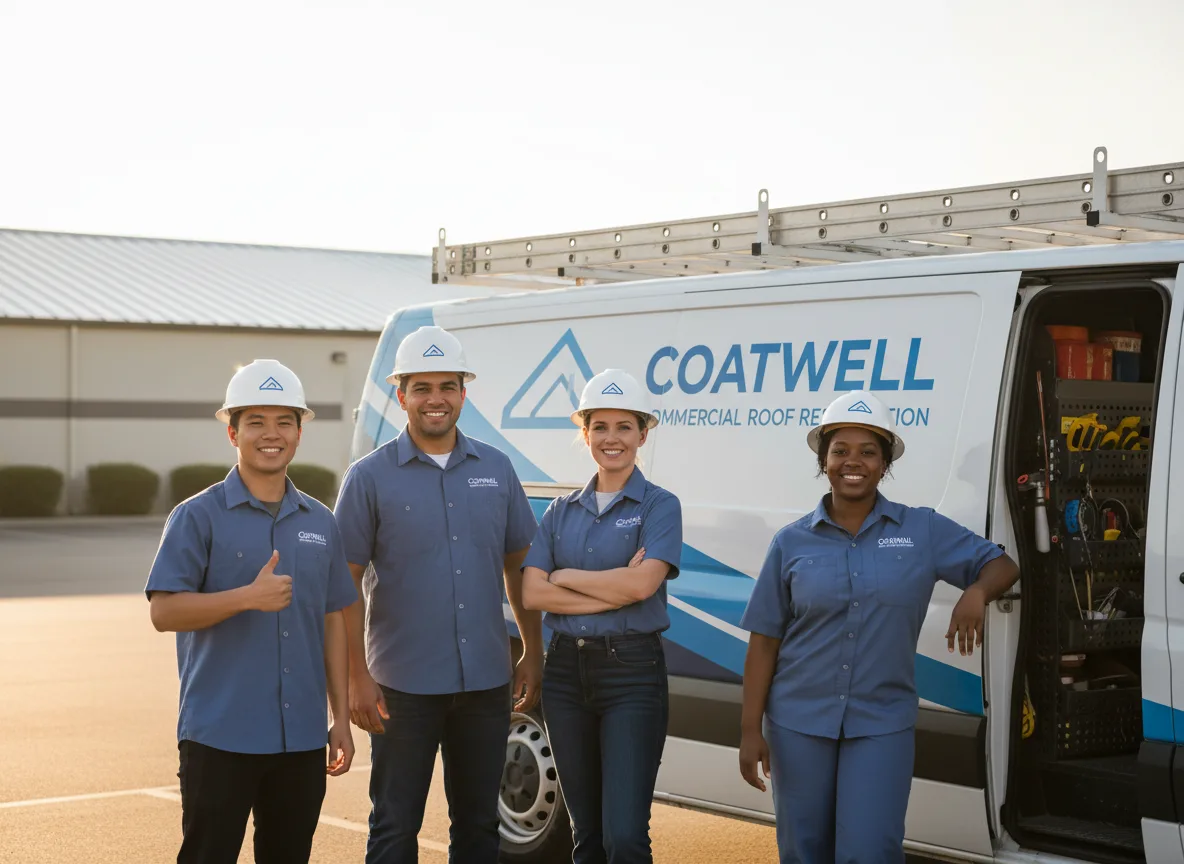 Commercial roof coating company in Edwardsville, IL